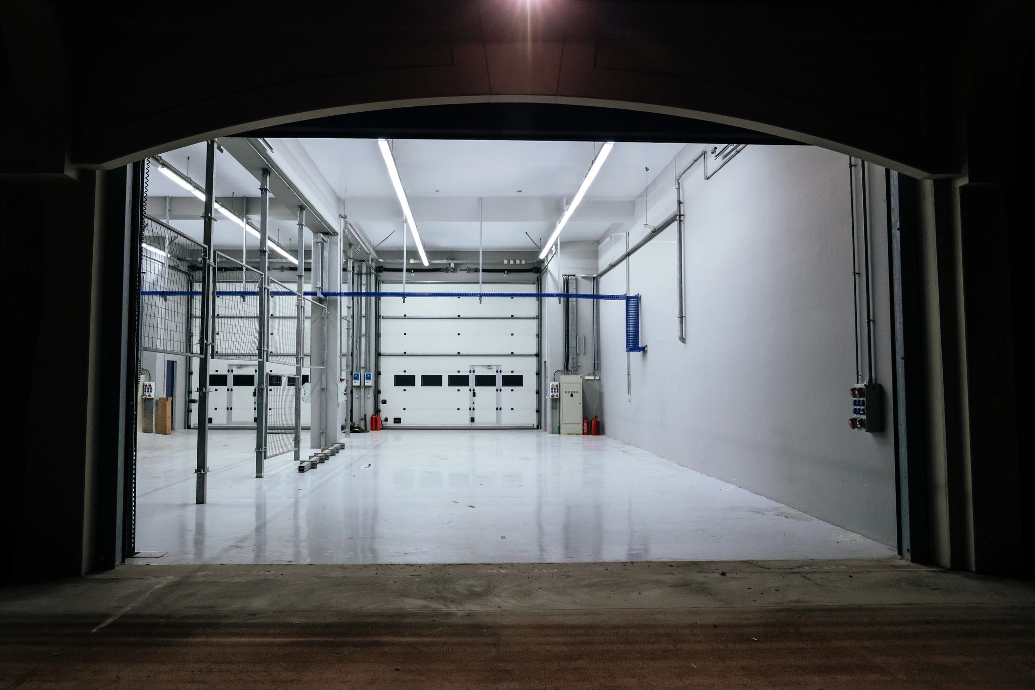 Clean commercial interior space ready for buildout work